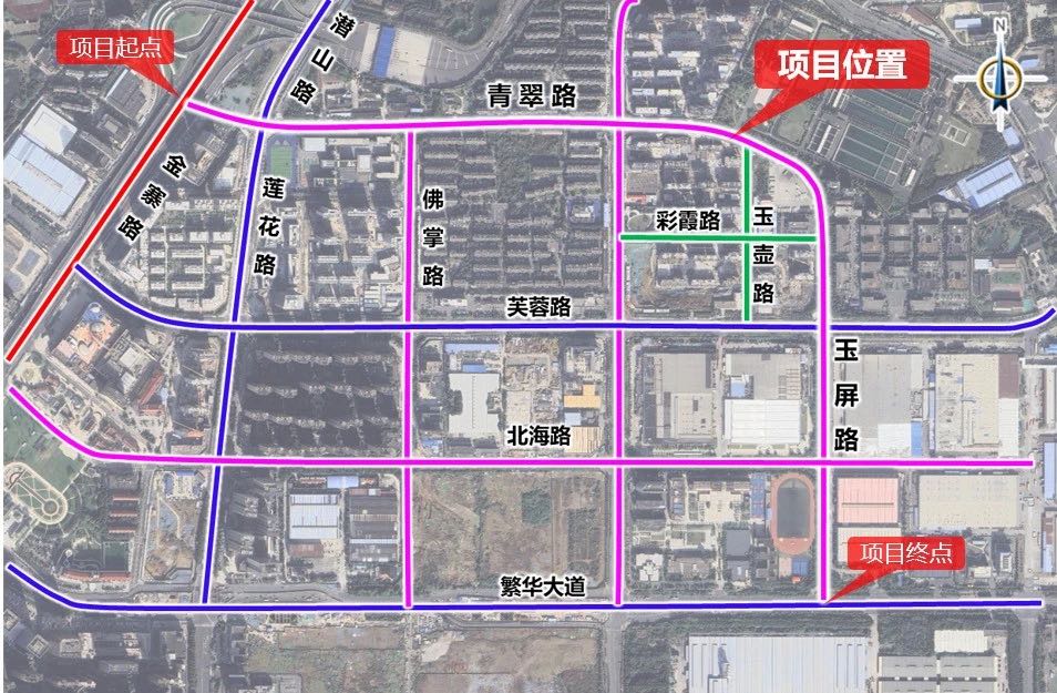 合肥经开区青翠路-玉屏路路段启动改造(图1)