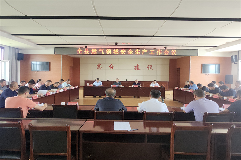 高台县召开燃气领域安全生产工作会议(图1)