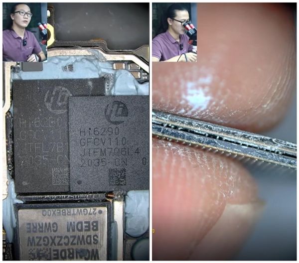 博主拆解华为nova 14 Ultra：发现一颗全新麒麟芯片(图1)